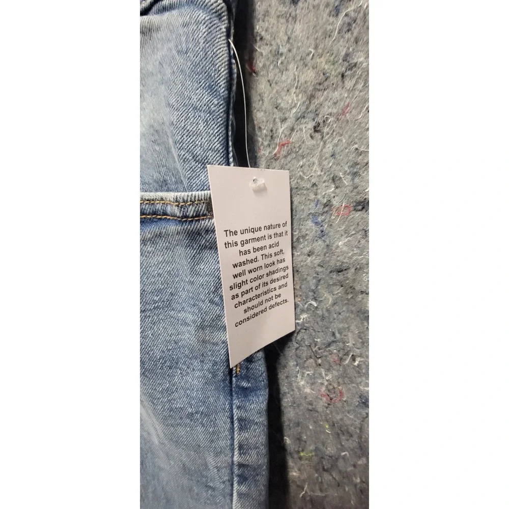 Jessica Simpson Women's Buttercup Wide Leg Boyfriend Medium Wash Jeans 24W NWT